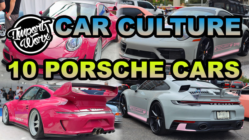 Honoring 10 Iconic Porsche Models by ImportWorx