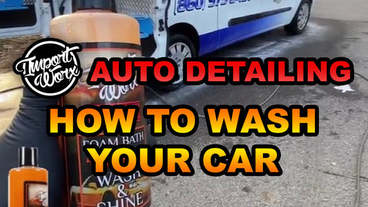 DIY Car Washing: A Step-by-Step Guide with Foam Bath Wash & Shine