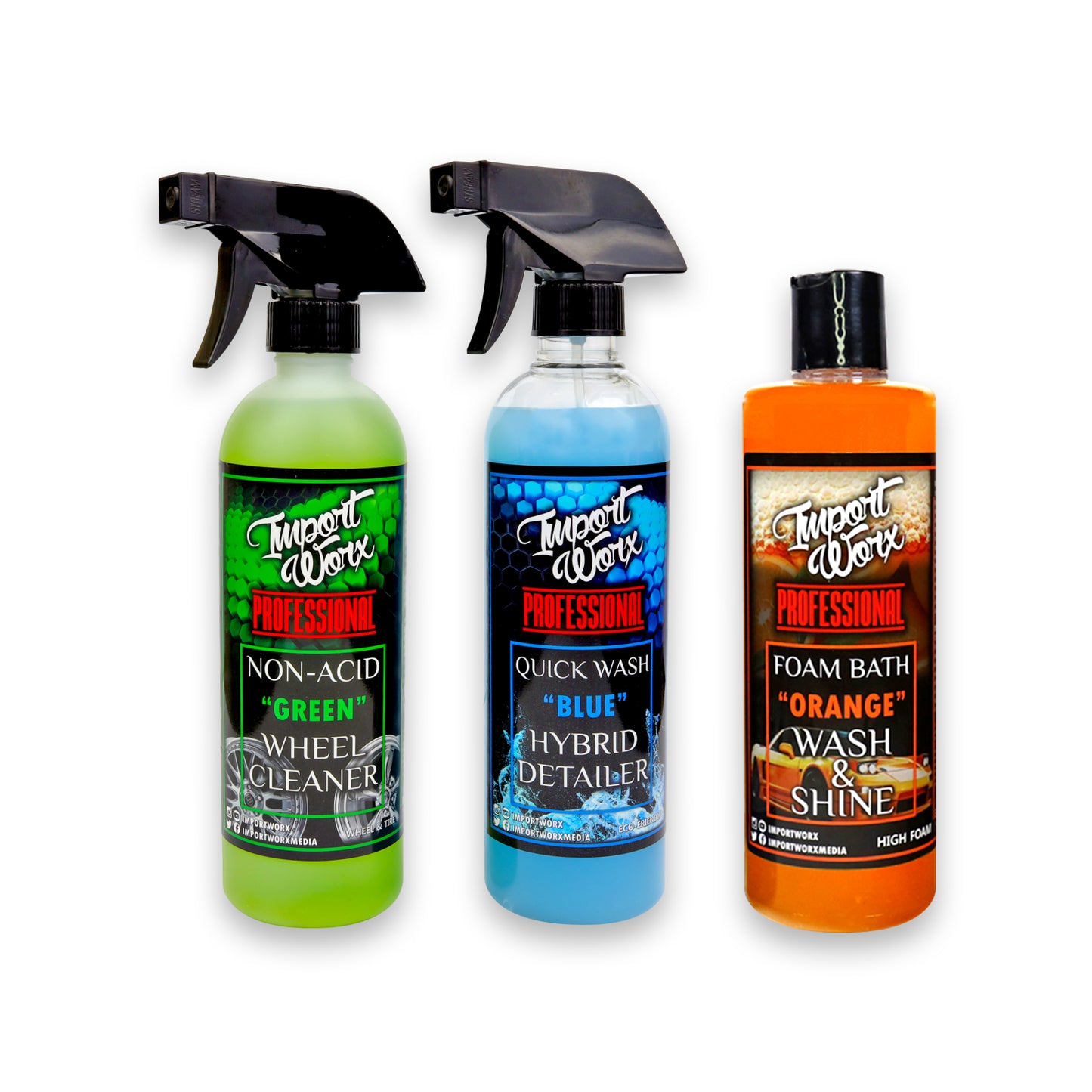 ImportWorx Detailing Wash 3-Pack Kit