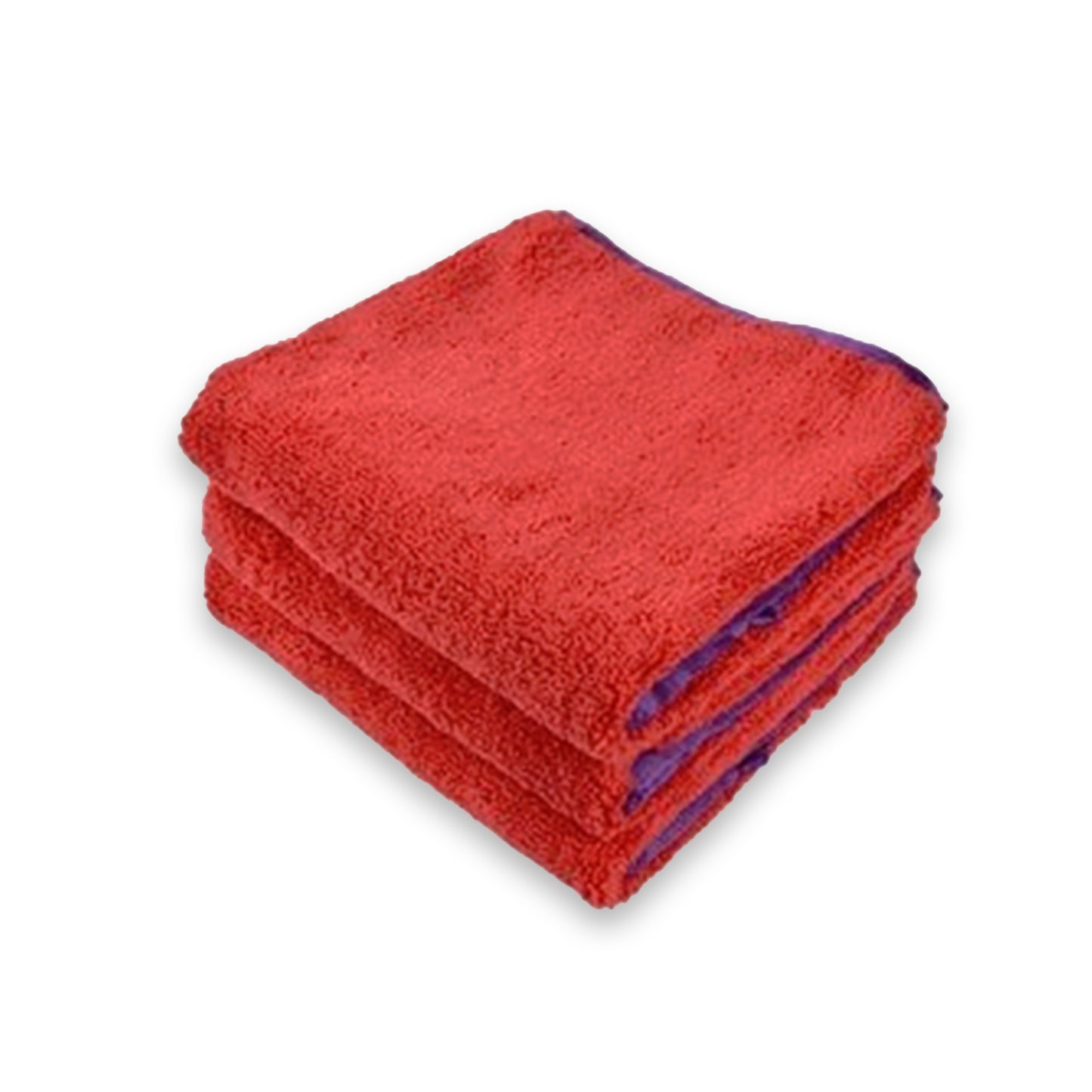 ImportWorx 400 GSM High Absorber Large Red Microfiber Towels 16" x 24"