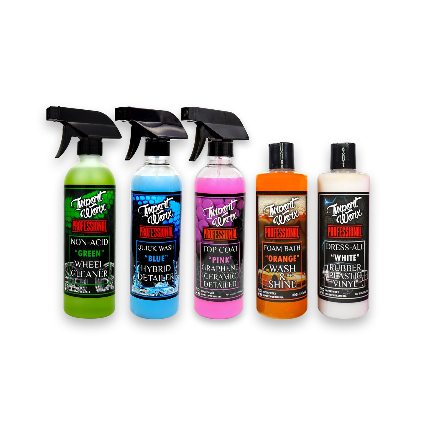 ImportWorx Detailing 5-Pack Combo Kit