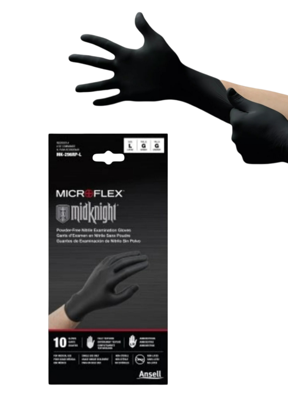 Midknight sale nitrile gloves