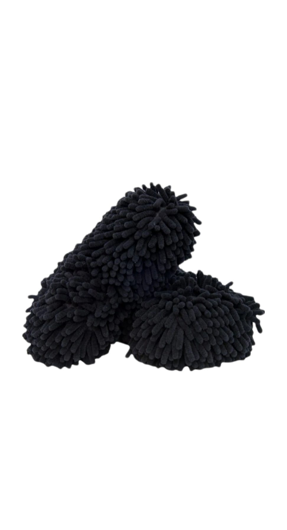 ImportWorx Professional Microfiber DogBone Black Wash Mitt 12"