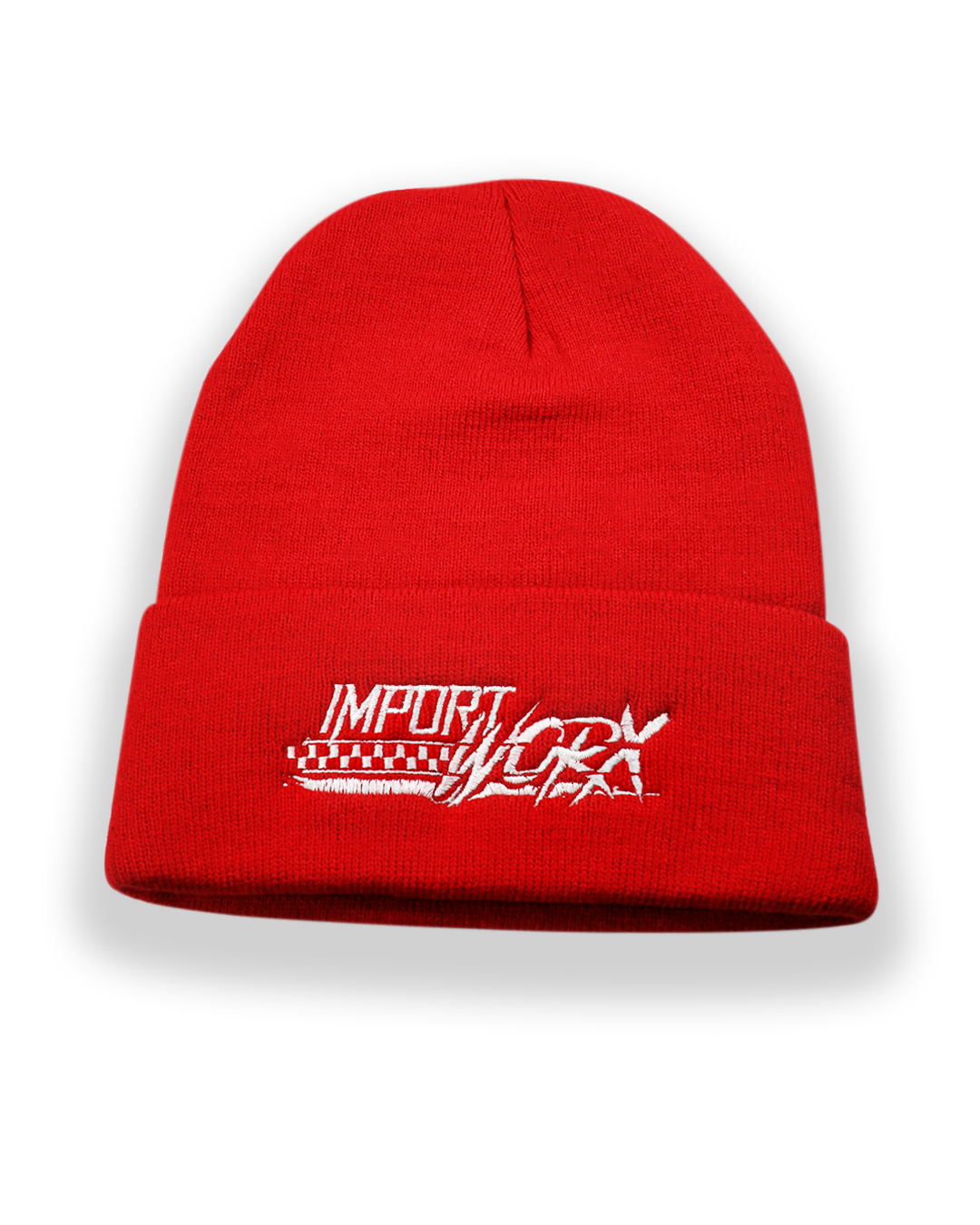 ImportWorx Checkered Embroidered Beanie