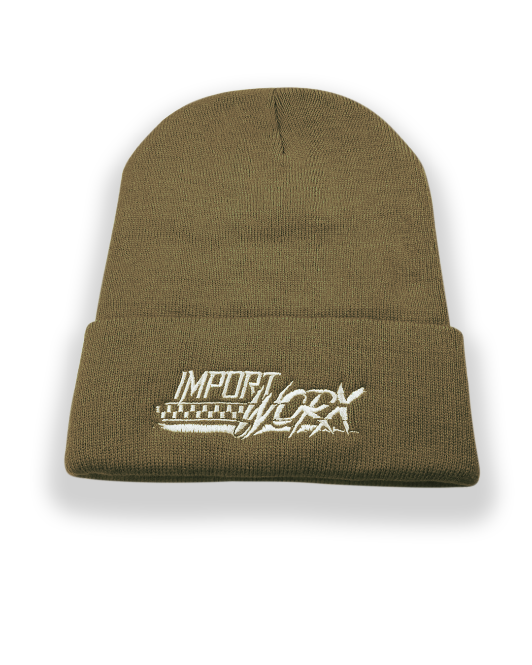 ImportWorx Checkered Embroidered Beanie