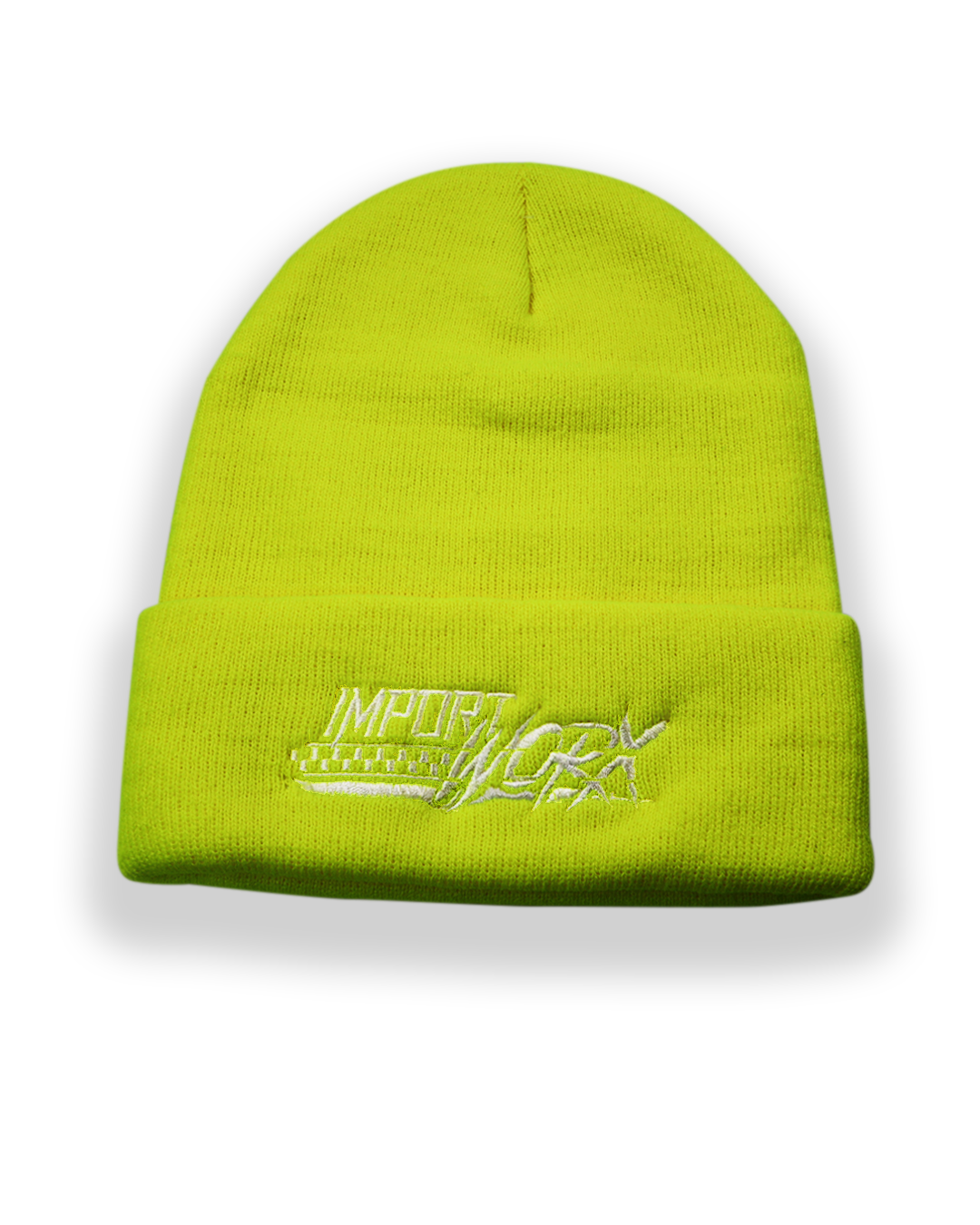 ImportWorx Checkered Embroidered Beanie
