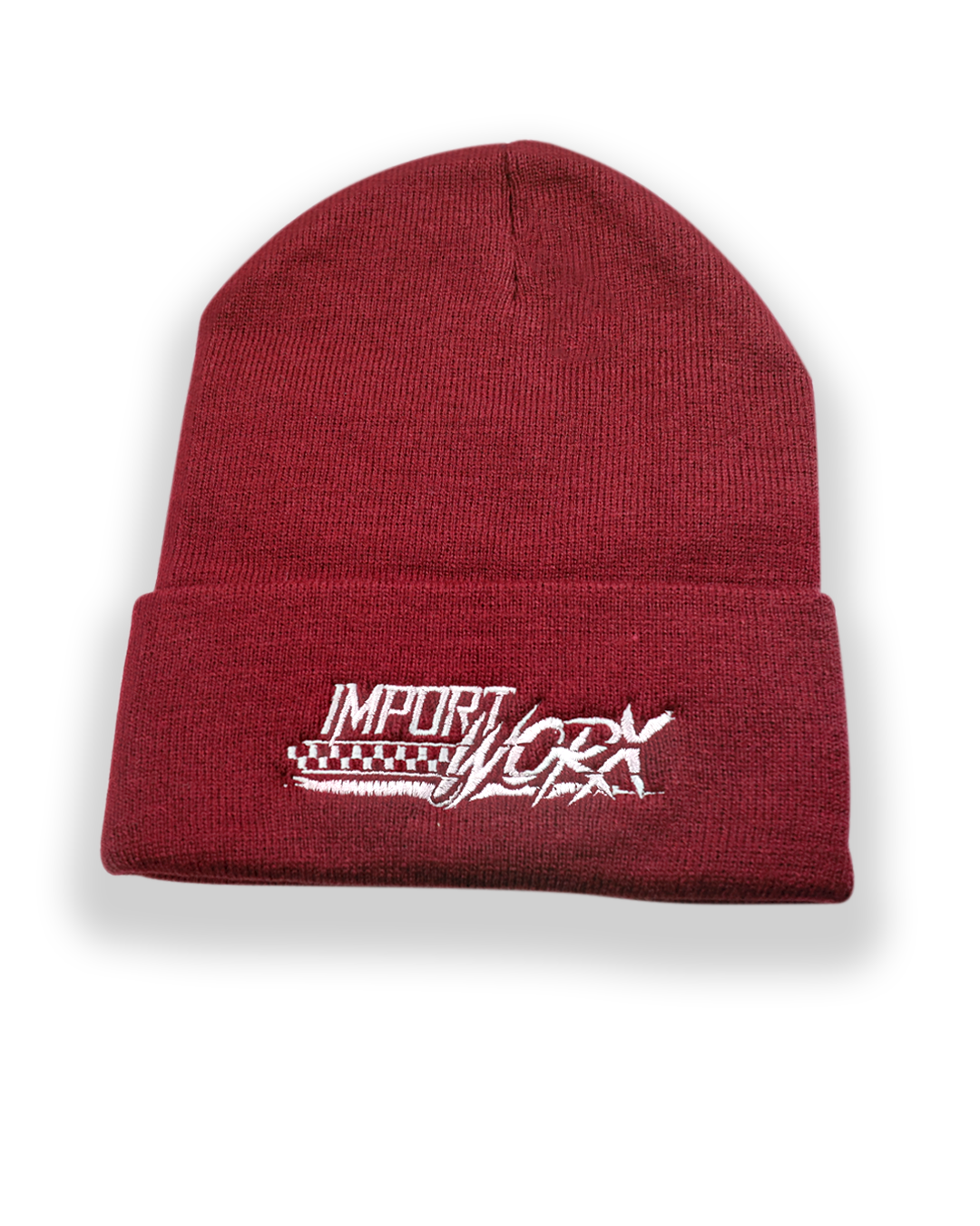 ImportWorx Checkered Embroidered Beanie