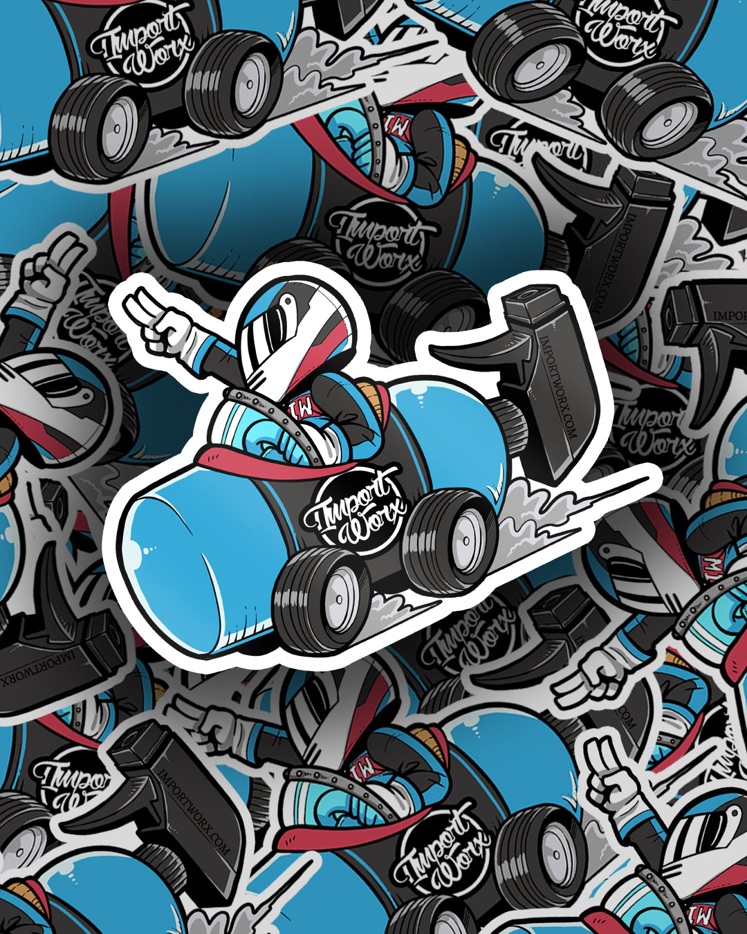 ImportWorx Bottle Racer Sticker