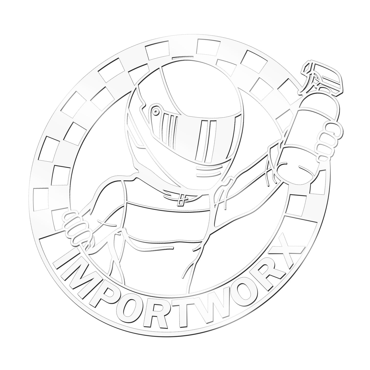 ImportWorx Circle Racer Decal