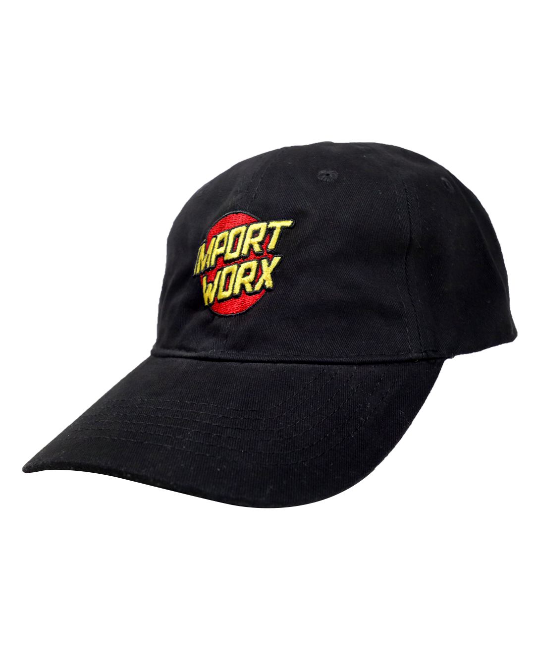 ImportWorx Black Cruise Embroidered Dad Buckle Hat