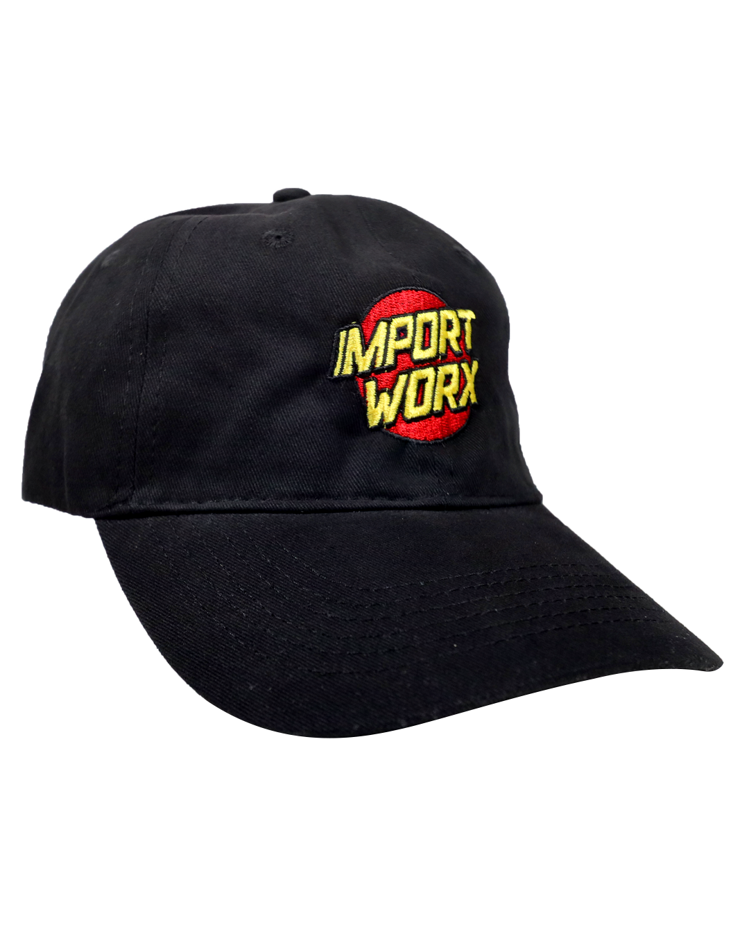 ImportWorx Black Cruise Embroidered Dad Buckle Hat
