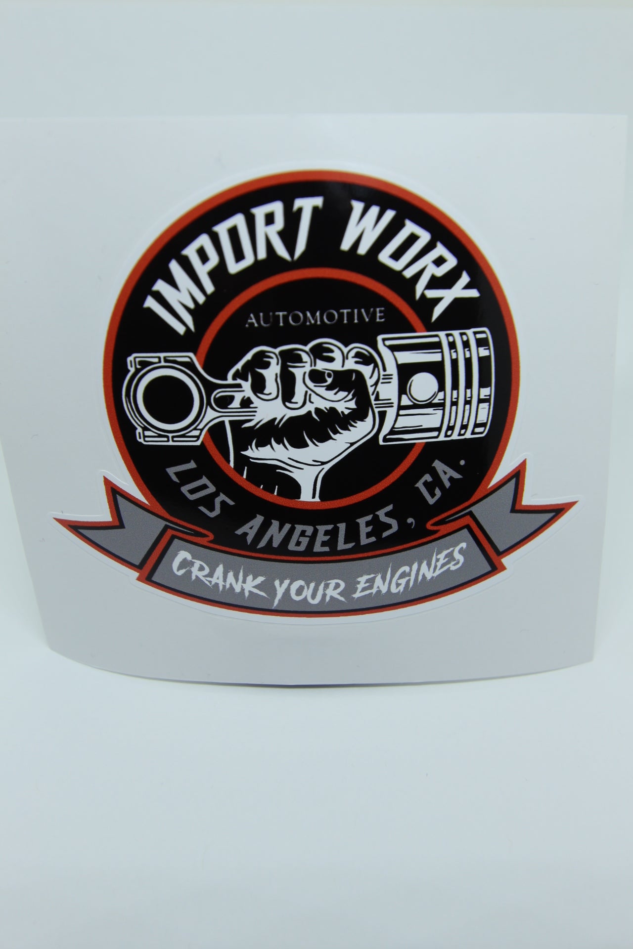 ImportWorx Crank Your Engines Sticker