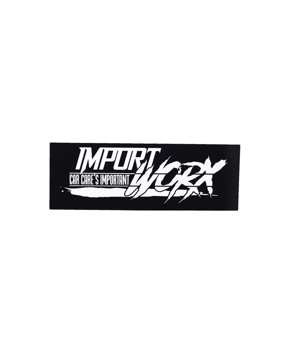 ImportWorx Care Care's Important Sticker 4"