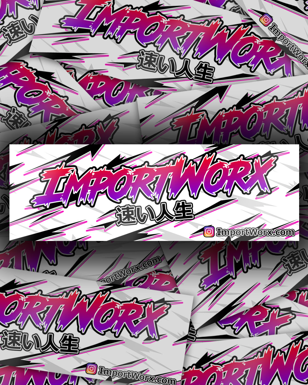 ImportWorx Fast Life Sticker 10"