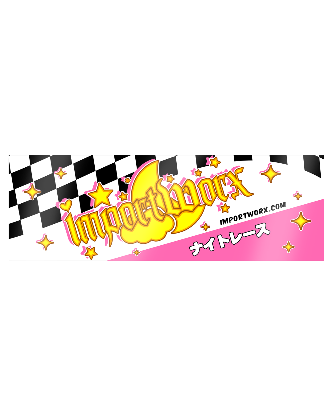 ImportWorx Night Race Sticker 10"