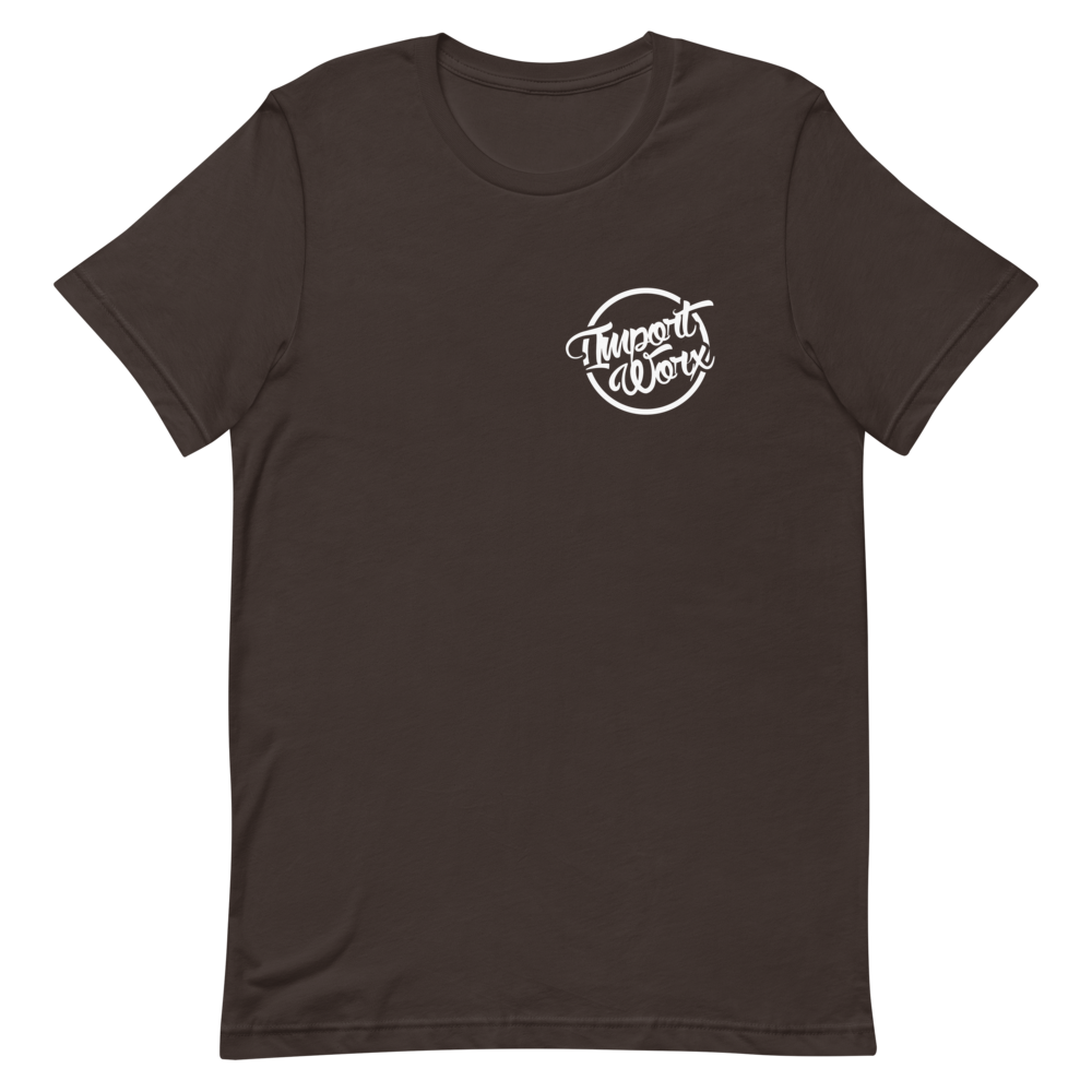 ImportWorx Checkered Brown Tee Shirt 2XL