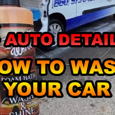 DIY Car Washing: A Step-by-Step Guide with Foam Bath Wash & Shine