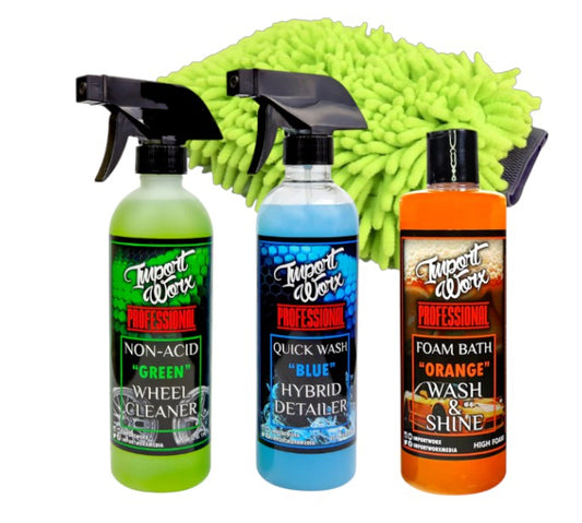 ImportWorx Detailing Wash 3-Pack Kit