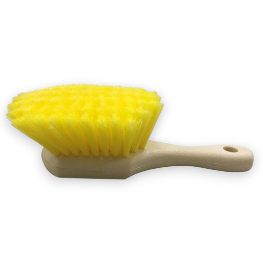 ImportWorx Professional Yellow Hard Bristle Detailing Brush 9"