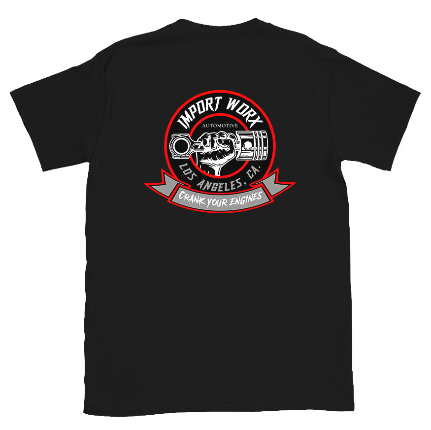 ImportWorx Crank Your Engines Piston Tee Shirt