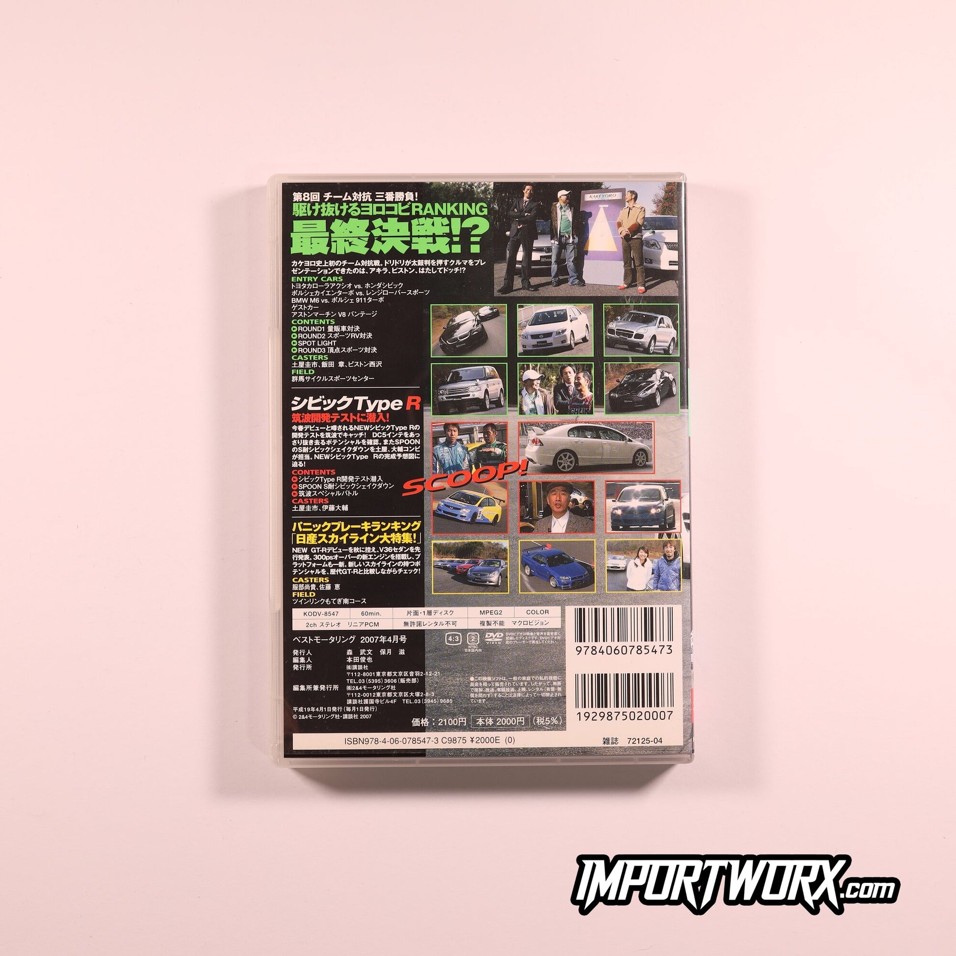 Best Motoring 2007-04 Back Cover FD2 Performance Specs