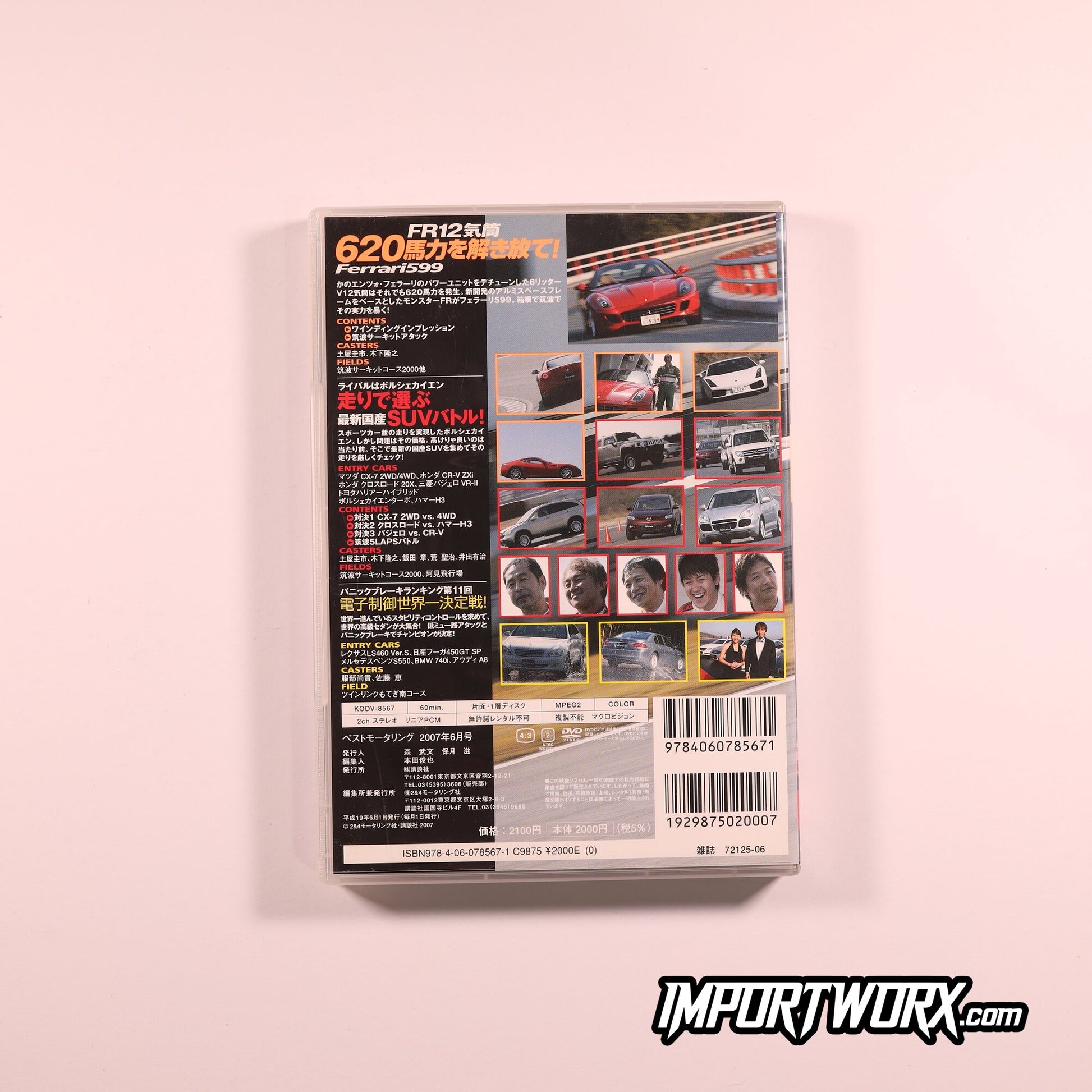 Best Motoring 2007-06 Back Cover Ferrari 599 GTB Fiorano vs JDM