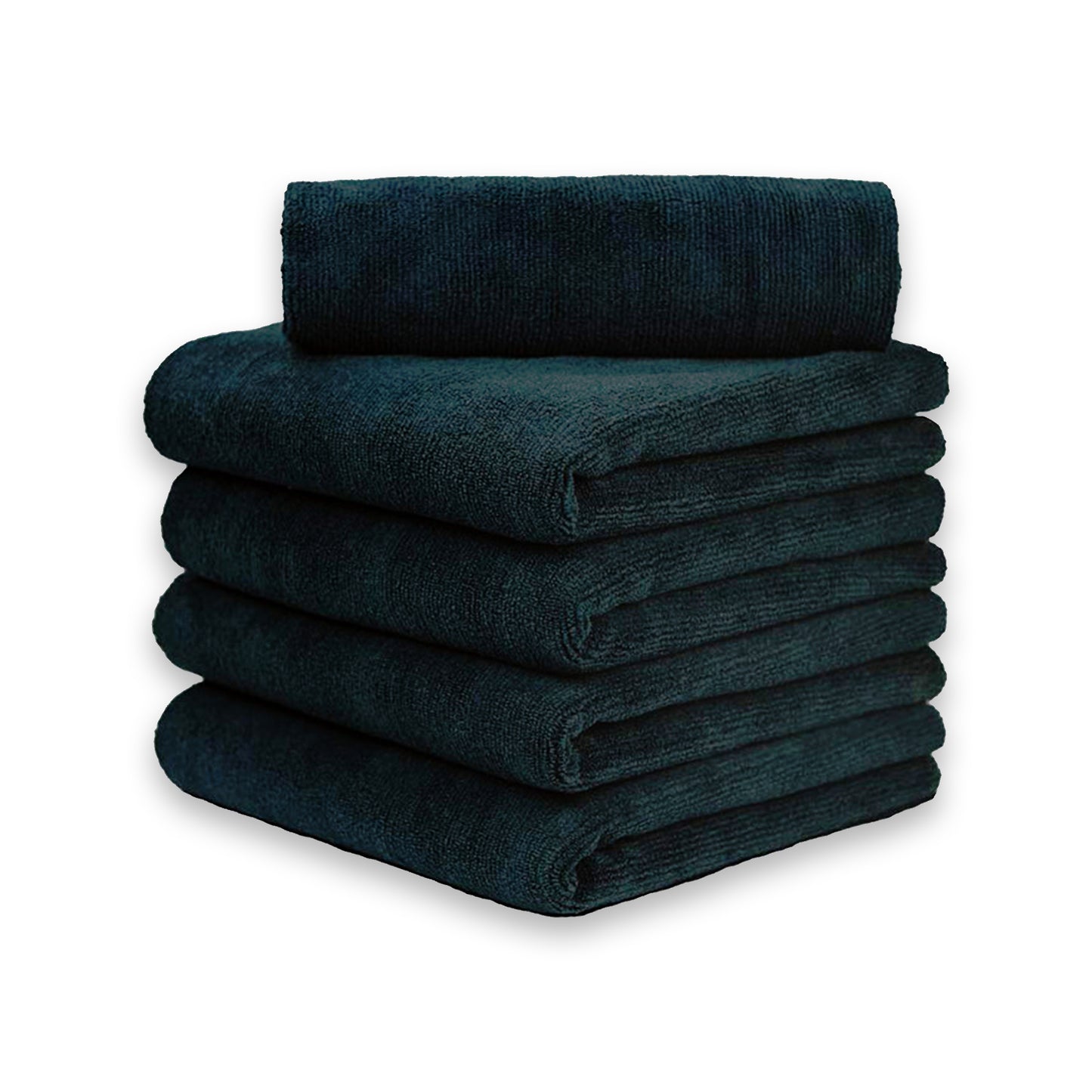 ImportWorx Black Edgeless Microfiber Towels 16" x 16"