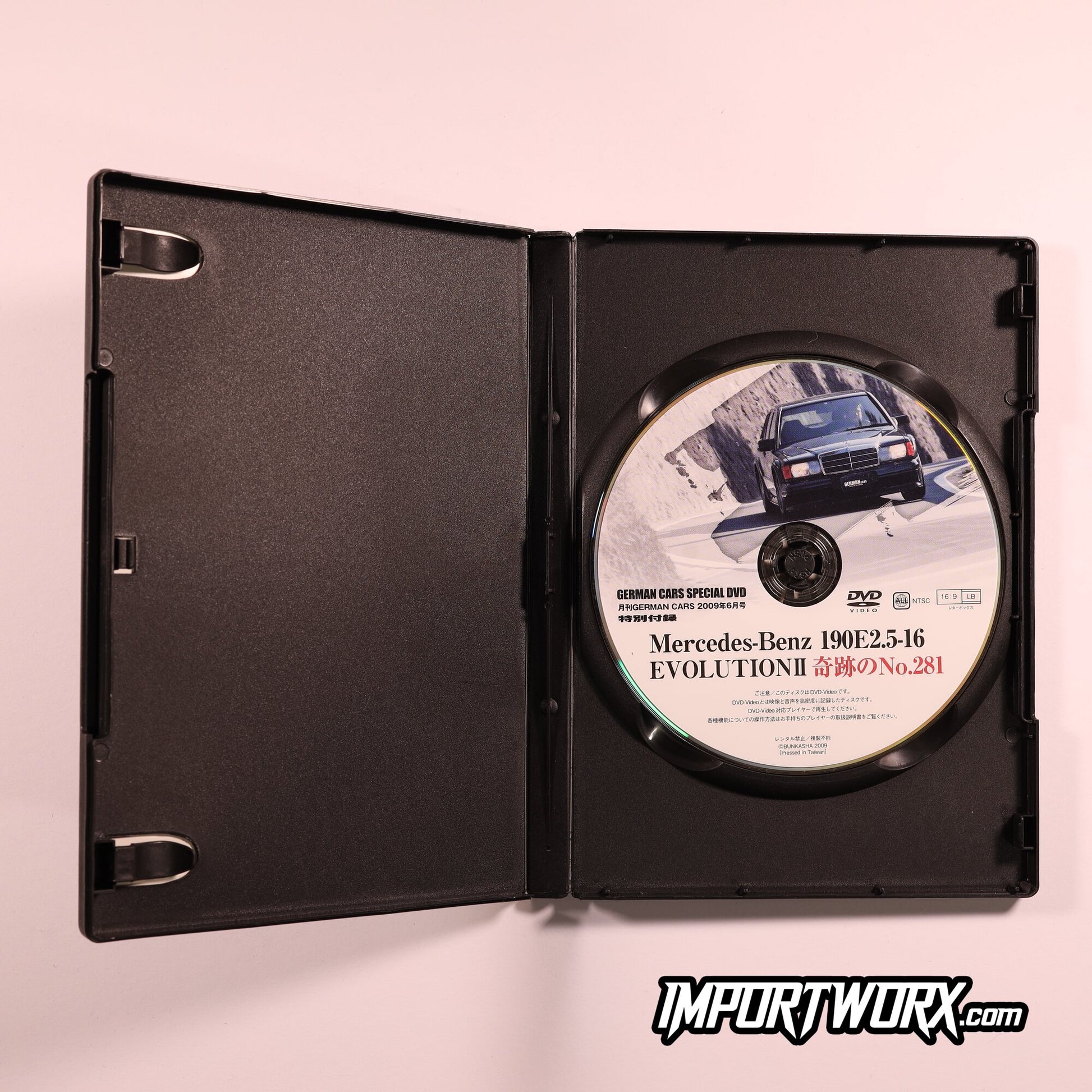 Mercedes 190E Evolution II Special Edition Disc and Case