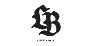 Black 'LB' logo with 'Liberty Walk' text on a white background