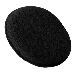 ImportWorx Circle Black Microfiber Sponge Applicator Pads 5"