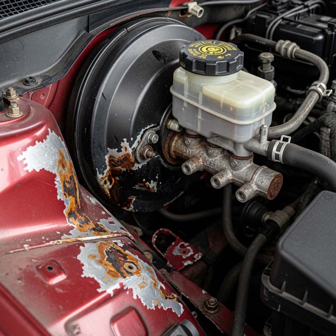 How to Neutralize Brake Fluid on Paint