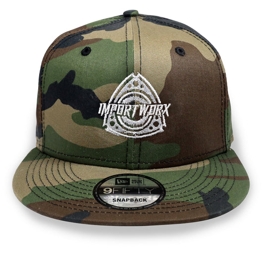 ImportWorx Military Camo Rotary 9FIFTY Embroidered Snapback Hat