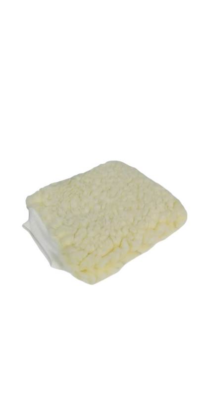 ImportWorx Polyester Wool Cream Wash Mitt 11"