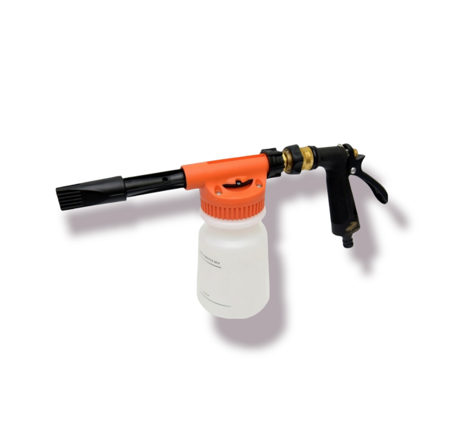 Professional High Foam Spray Gun Cannon Orange 32oz (2-1, Garden Hose/Pressure Washer)