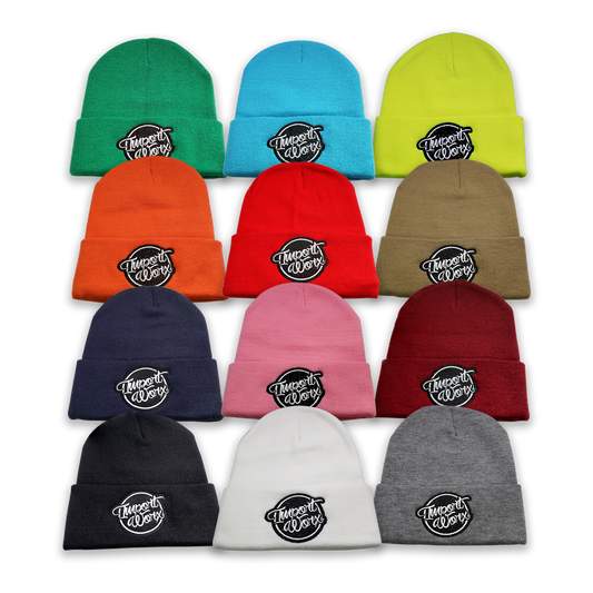 ImportWorx Embroidered Classic Circle Beanie