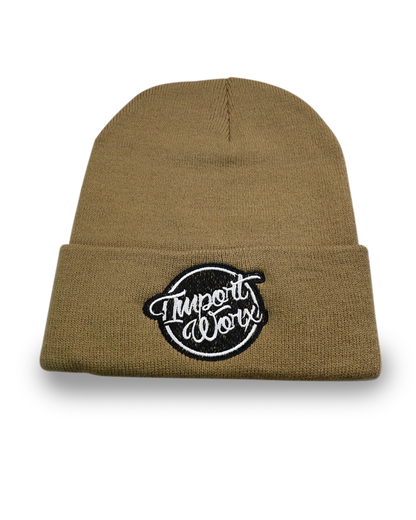 ImportWorx Embroidered Classic Circle Beanie