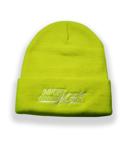 ImportWorx Checkered Embroidered Beanie