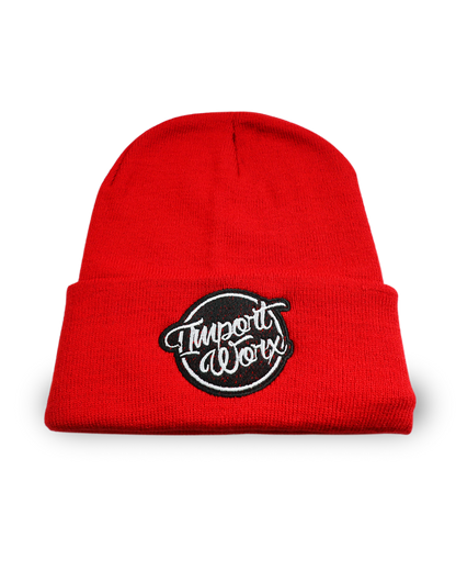 ImportWorx Embroidered Classic Circle Beanie