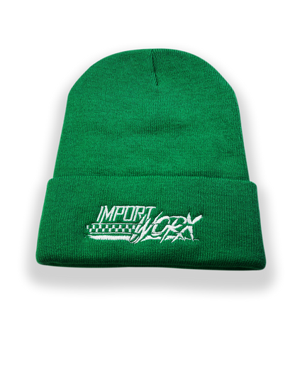 ImportWorx Checkered Embroidered Beanie