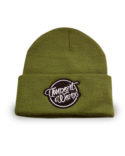 ImportWorx Embroidered Classic Circle Beanie