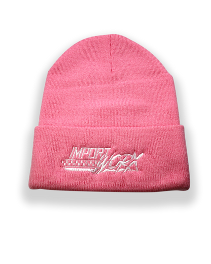 ImportWorx Checkered Embroidered Beanie