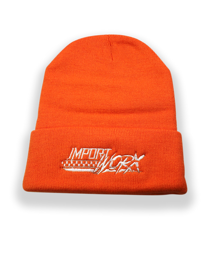 ImportWorx Checkered Embroidered Beanie