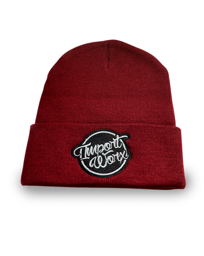 ImportWorx Embroidered Classic Circle Beanie