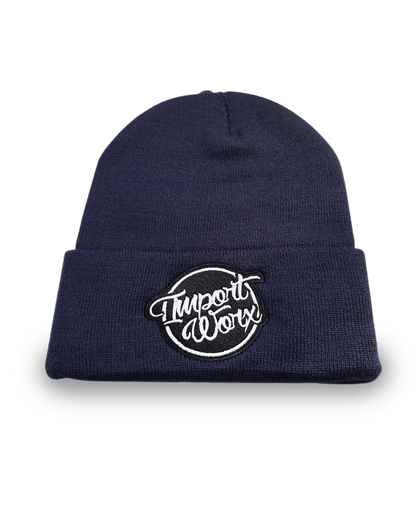 ImportWorx Embroidered Classic Circle Beanie
