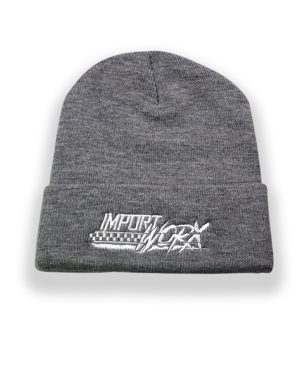 ImportWorx Checkered Embroidered Beanie