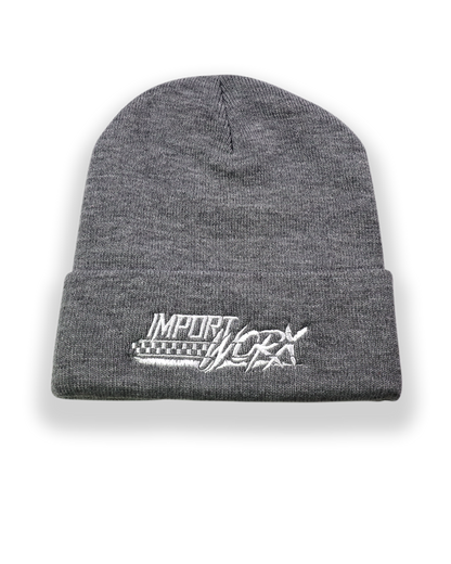 ImportWorx Checkered Embroidered Beanie