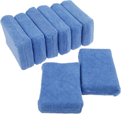 ImportWorx Rectangle Microfiber Sponge Applicator Pads 5"