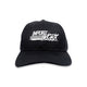 ImportWorx Black Checkered Embroidered Veclro Strap Hat