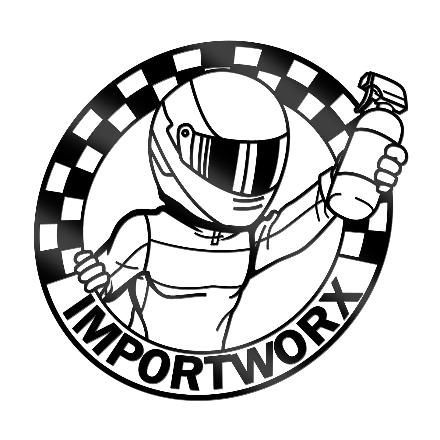 ImportWorx Circle Racer Decal