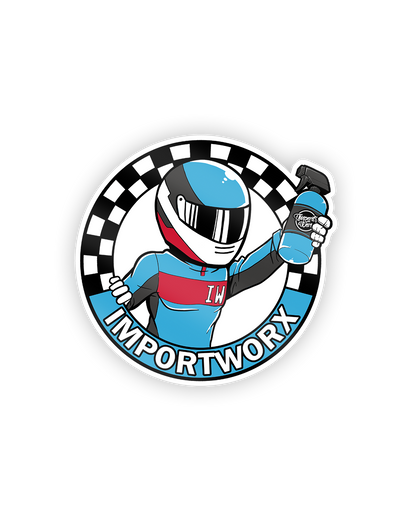 ImportWorx Blue Racer Sticker